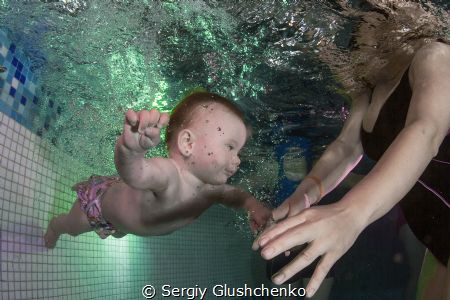 Baby-freediver. by Sergiy Glushchenko 