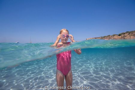 With water this clear, who needs goggles! by Vanessa Clementson 