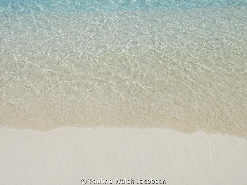 The crystal clear water of Hawksnest Bay, St. John, U.S. ... by Pauline Walsh Jacobson 