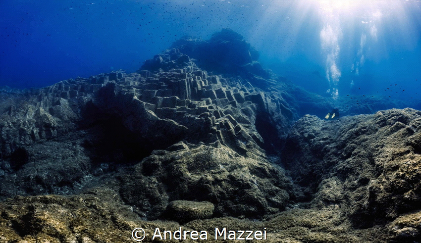 A panorama shot taken in Linosa, a small volcanic island ... by Andrea Mazzei 