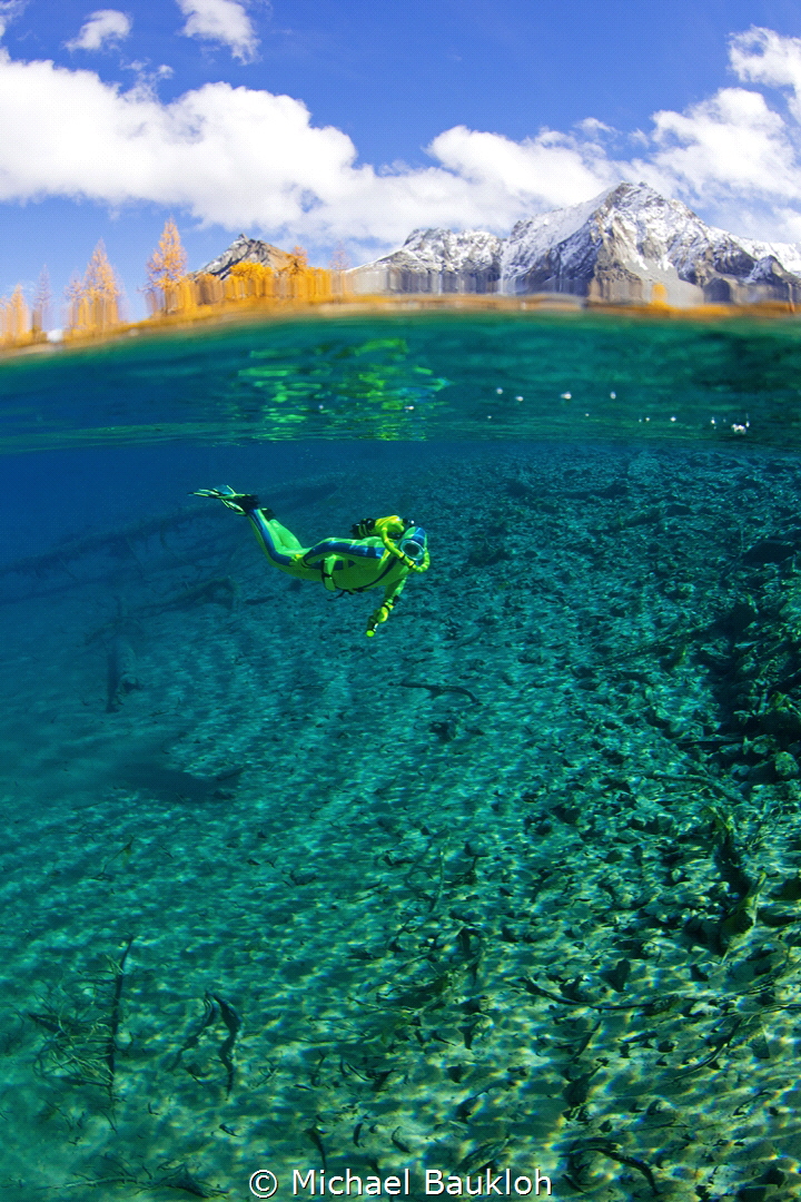 Lac Bleu, Arolla by Michael Baukloh 