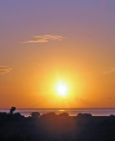 blazing sunset, lembongan island. Indonesia by Penny Murphy 