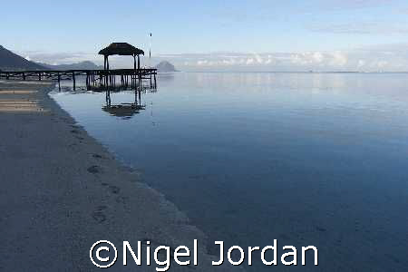 The start of another perfect day in Mauritius by Nigel Jordan 