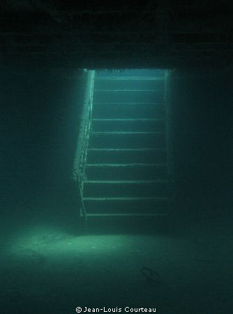 "Stairway To Heaven" - The main stairway on the sunken "A... by Jean-Louis Courteau 