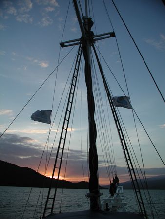 Komodo sunset by Dale Treadway 