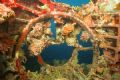 Inside the nose of Chuuk Lagoons Emily Flying Boat 