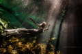 Underwater Trash The Dress in Cenote. Riviera Maya