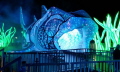 This giant light sculpture of a Port Jackson Shark which you could walk through was part of this years Taronga Zoo Vivid