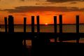 Sunset (after diving) on bayside in Florida Keys - Nikon d-200 70-210 zoom