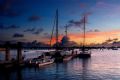 Small Boat Marina. On Kwajalein, in the Marshall Islands. Shot with a monopod.