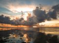 Squall at sunrise, Kosrae.