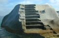 Garibaldi' s private port stairs in Caprera, Italy