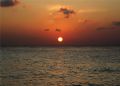 This sunset was taken off of our balcony in Cozumel. Canon Digital XT