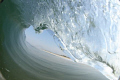 taken with my housing while riding in the barrel on my bodyboard