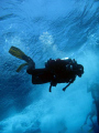 Crashing into the deep off Abu Nuhas, Red Sea, Egypt.
I used a Canon G7 With housing