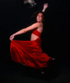 Human Spanish Dancer. White Balance (only) through photoshop. 