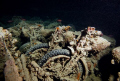 Motorcycles on the Thistlegorm.