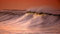 First Light/Canon 5D/Tamron 200-500mm lens/panned/Shot on one of the largest days last year -- this wave face is about 20' (6 or 7 meters) -- a surfer drowned this day at a spot called Ghost Tree, just off the golf course at Pebble Beach, CA...