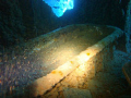 Captains Cabin and his bath tub..... HMS Thistlegorm..