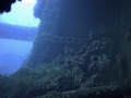 The aft hold of K5 Side wreck........it is still full of artillery shells dating from WWII.  You want to be real careful and make sure your have great buoyancy skills!