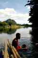 Taken while on a bamboo raft floating down the river.