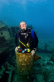 Photography of my friend john on the Condasita Tenerife, this was taken with EOS 20d in Ikelite housing using one DS125 strobe on half power. The lens was a Tokina 10-17.