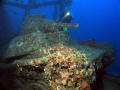 A Battle Tank on the deck of the San Francisco Maru