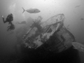 stern of Thistlegorm, machine guns