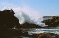 Beach, Splash, Ocean, 35mm, Rocks