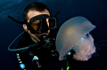 Self portrait with a Jelly Fish