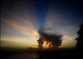 Sunset over the Caribbean Sea