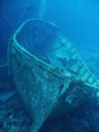 Life boat beside the wreck of the Salem Express