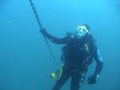 Safety stop picture. Taken by a digital video camera in still picture mode. Dec 04 at Jerevis bay, Australia