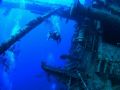 Dive on Cedar Pride,Aqaba,Red Sea.Available Light/flash fill with Olympus 5060/PT020. Ship lies in 30m off Aqaba