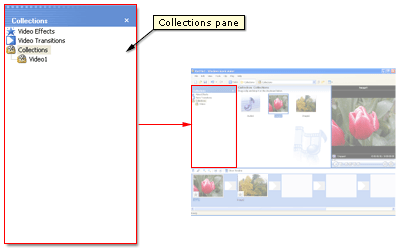 Collections pane image 